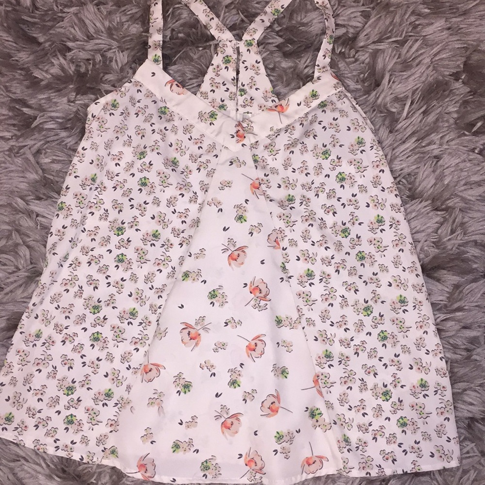 Floral tank top from Lauren Conrad